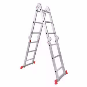 Échelle polyvalente en aluminium (grandes charnières)