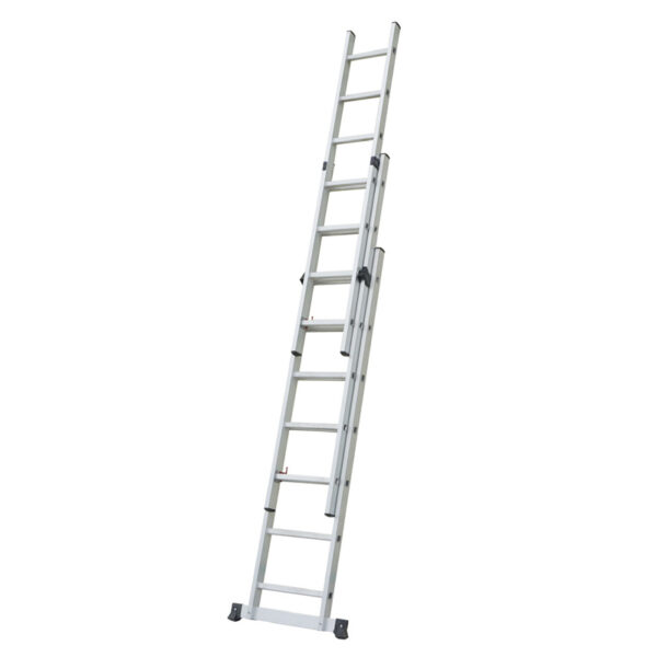 Three Section Aluminum Extension Ladder – Image 2