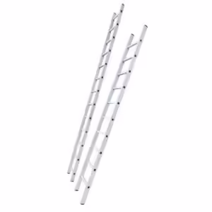 Échelle simple droite en aluminium